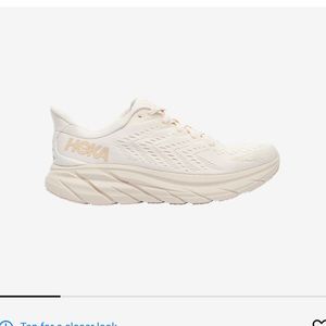 Womens Hoka Clifton 8 Beige/Eggnog color